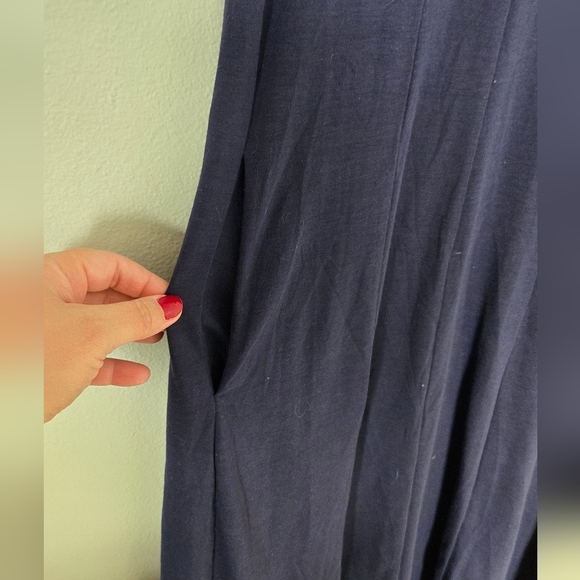 NWT HoTouch Navy Knit Dress Size Small - Picture 3 of 6